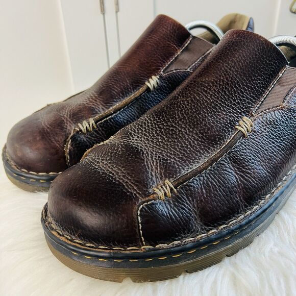 Dr. Martens 11233 Tevin Brown Leather Slip on Loafers Doc Marten Mens Size 13 main image 5